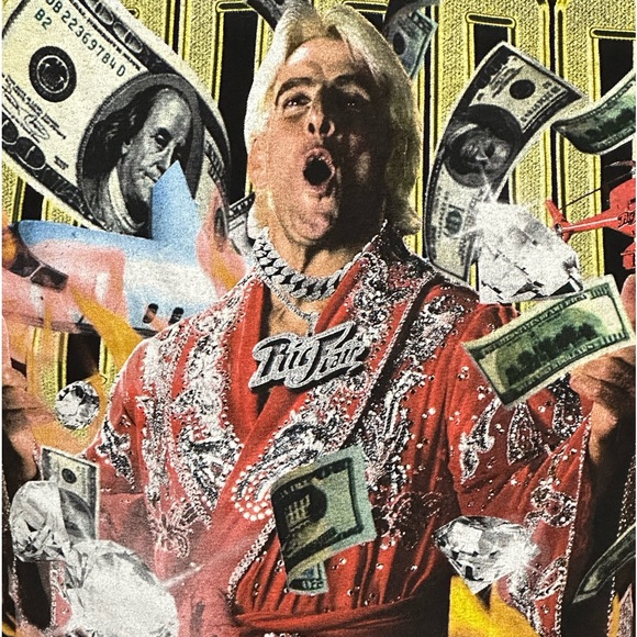 Ric Flair Wooooo! Black Shirt Size Small - Picture 2 of 6